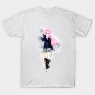 Shikimori Mi-chan - Shikimori's Not Just a Cutie (Watercolor) T-Shirt